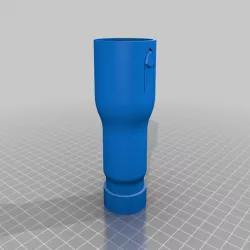 Adaptor between Dyson vacuum cleaner and Bosch circular saw