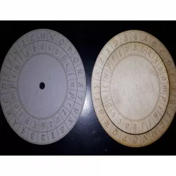 Alberti Cipher Disc (Caesar/Vigenère Cipher Wheel)