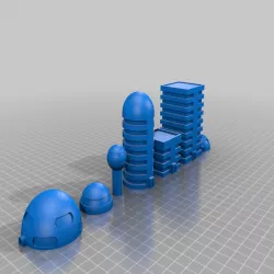 Assorted Dragon Ball Buildings set 1