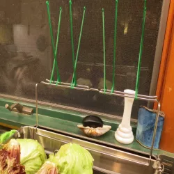 Bag Drying Extensions for Simple Human Dish Rack