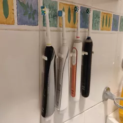 Braun electric toothbrush wall support holder