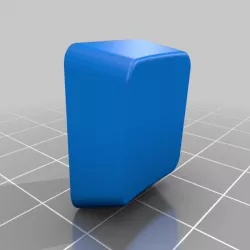 Cherry MX Red Blank Keycap Sharper Edges