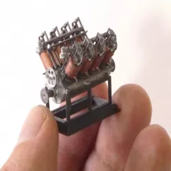 Curtiss "Number 3" V8 Engine (1:25)