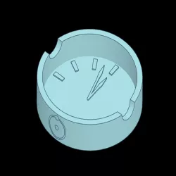 Doomsday Clock Ashtray