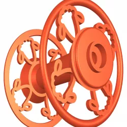 Electric Eel Wheel Nano bobbin with sheep head embellishment