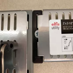 Elfa Small Pegboard Wall Mount Adapter