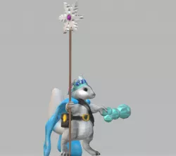 Elka the Snow Squirrel, apprentice of the Snow Elves