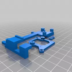 Gameboy Zero usb, volume knob, and pi mount for helder AIO pcb