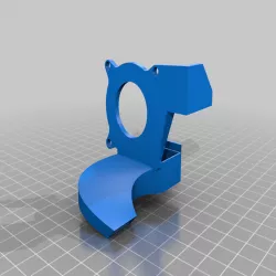 Hemera BLTouch Mount with Blower Duct 40x20