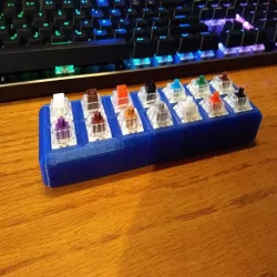 Key switch tester holder