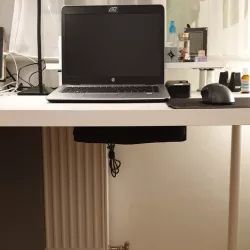 Laptop under desk mount