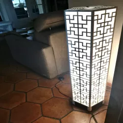 Laser cut big lamp