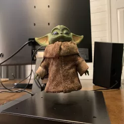 Levitating Baby Yoda
