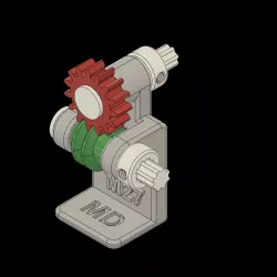 M27 model : worm & worm wheel
