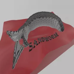 Multi-Material Dune Sandworm