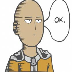 One Punch Man - Saitama OK 