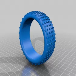 P00016 Front & Rear 1/10 Buggy Dirt Tyres