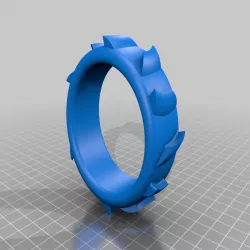 P00017 Front & Rear 1/10 Buggy Sand Tyres