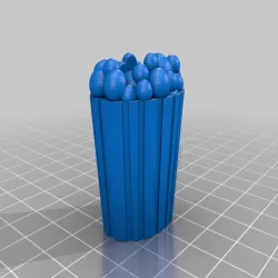 Popcorn Bucket Neckerchief Slide Woggle