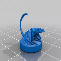 Pseudodragon 1/60 scale + 2x size