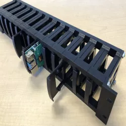 Raspberry Pi 4 2U rack-mount bracket