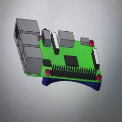 Raspberry Pi HAT Halterung MK1