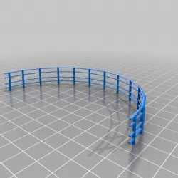 Rear Deck Hand Railings, Frigate F120