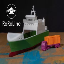 RoRo Line a Roll on Roll off ship