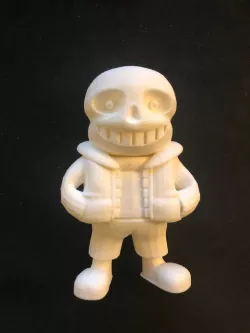 Sans from Undertale (Eyes Optimized for 3D Printing)