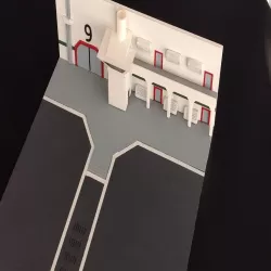SciFi Hangar Diorama