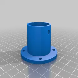 Shower curtain rail hangers (with generator for any pipe diameter)