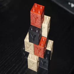 Stackable XYZ 20mm Calibration Cube