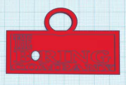 The Boring Company KeyChain (UPDATED! VERSION 1 AND VERSION 2)