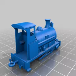 Train "AJAX" NN3 Scale hollowed out for a Leo Thek Z gauge motor