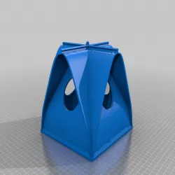 tripple A-FRAME Bird house - extendet storage