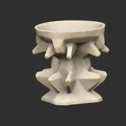 Urn Holder Statue Bowl