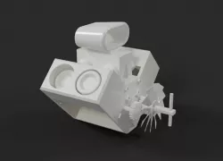 V4 engine model