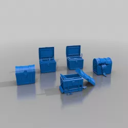 various chests - dnd props
