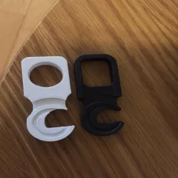 Vädringsluckans handtag i 3D