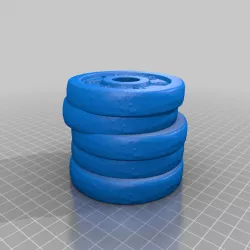 Weight plate and Stacked Plates