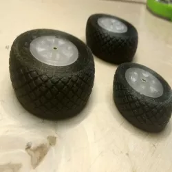 Wheels for P-38 from 3dlabprint