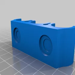 Whiteboard Marker Holder (12mm magnets; snap-in)