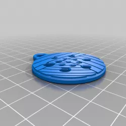 Yarn Pendant w/ Needle Gauge (US 00 through 9)