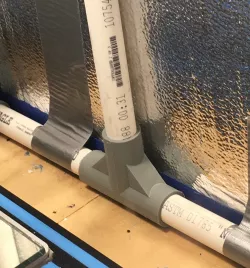 1/2in 3 way pvc fitting 