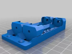 18650 holders with integrated springs, STANDOFF version 1-10 cells