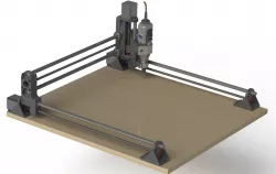 3d printed Dremel 395 CNC Mill