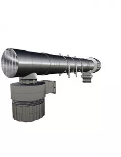 AIR HEAT RECOVERY - TUBULAR - PIPE IN PIPE - WITH ARDUINO CONTROL