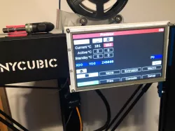 Anycubic Predator, shabby and simple support Duet 7 "fysetc Panel