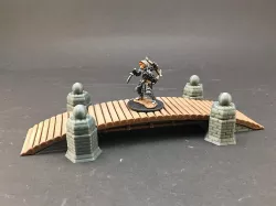 Arched Bridge #1 for 28mm miniatures gaming