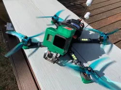 Armattan Marmotte/Badger gopro mount with BrainFPV GPS